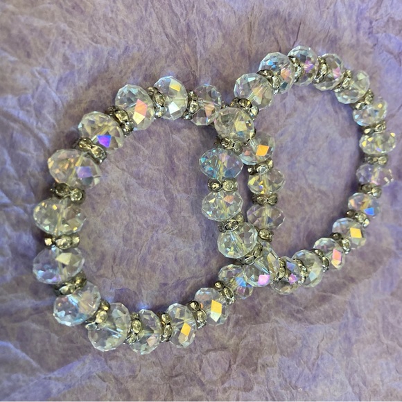 Two stretch crystal bracelets. - Picture 3 of 3